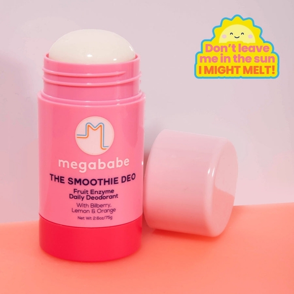 Megababe The Smoothie Deo Daily Fruit Enzyme Deodorant 2.6 Oz 72 Hour - Picture 8 of 10